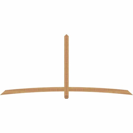 Ekena Millwork Bellingham Timber Gable Bracket, Western Red Cedar, 108"W x 49"H x 1 1/2"D x 3 1/2"F, 11/12 Pitch GBW108X49X0204BEL00SWR